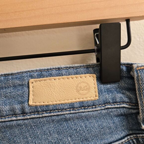 AG Adriano Goldschmied NWT Farrah Boot Crop 28 Mid Rise Denim Flared 70s Western - Picture 5 of 9